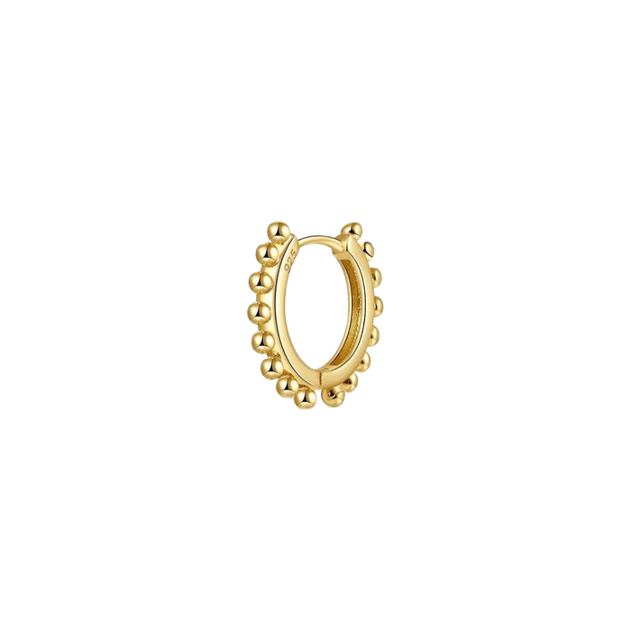 A Little Magic | Gold dots in a box hoops